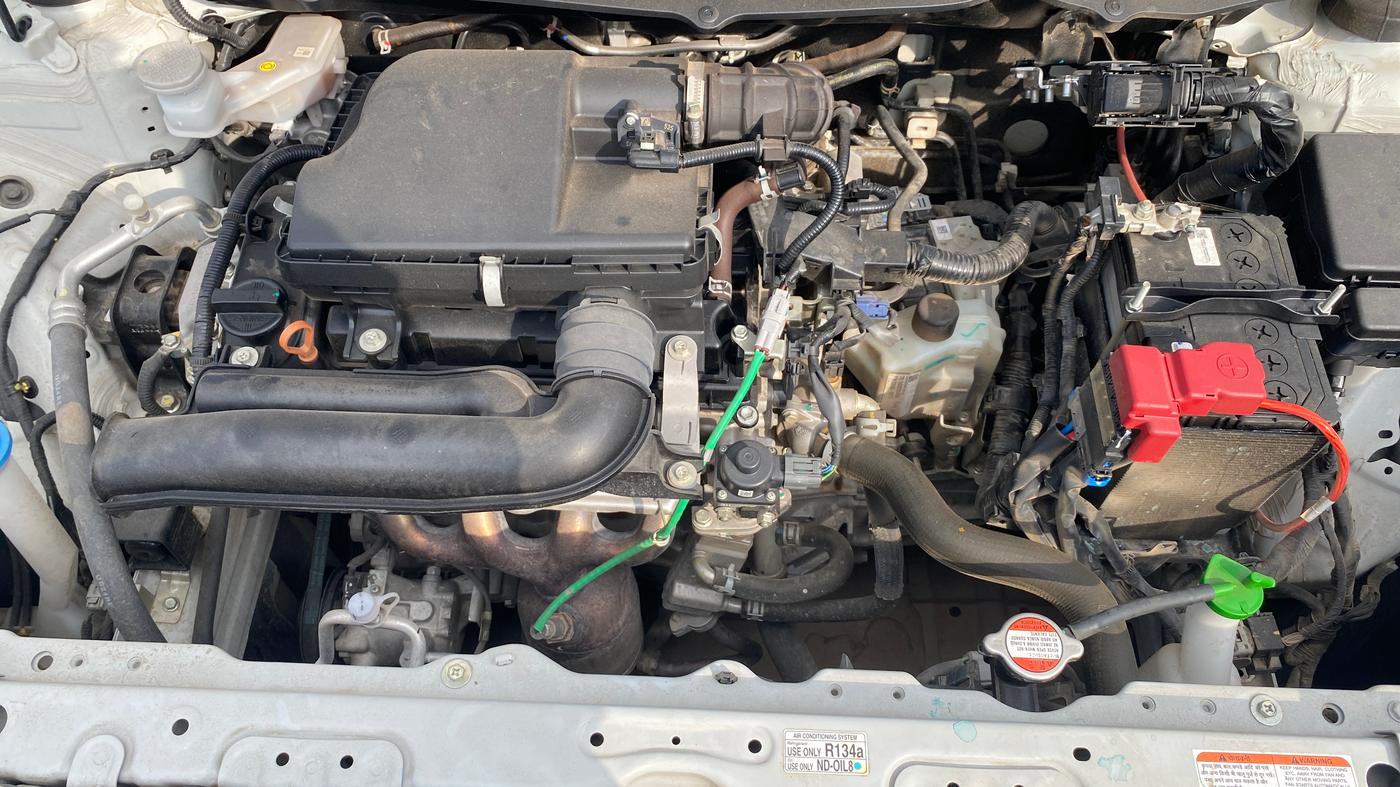 2024 Toyota Glanza G AMT, Petrol, Automatic, 10,086 km, Engine View