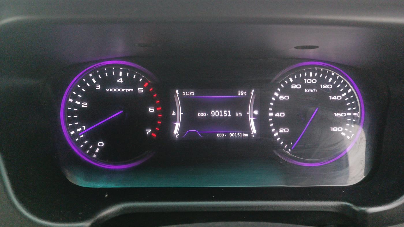 2018 Mahindra MARAZZO M8 7 STR, Diesel, Manual, 90,208 km, Odometer Image