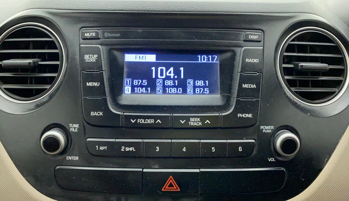 2018 Hyundai Grand i10 SPORTZ 1.2 KAPPA VTVT, CNG, Manual, 66,353 km, Infotainment System