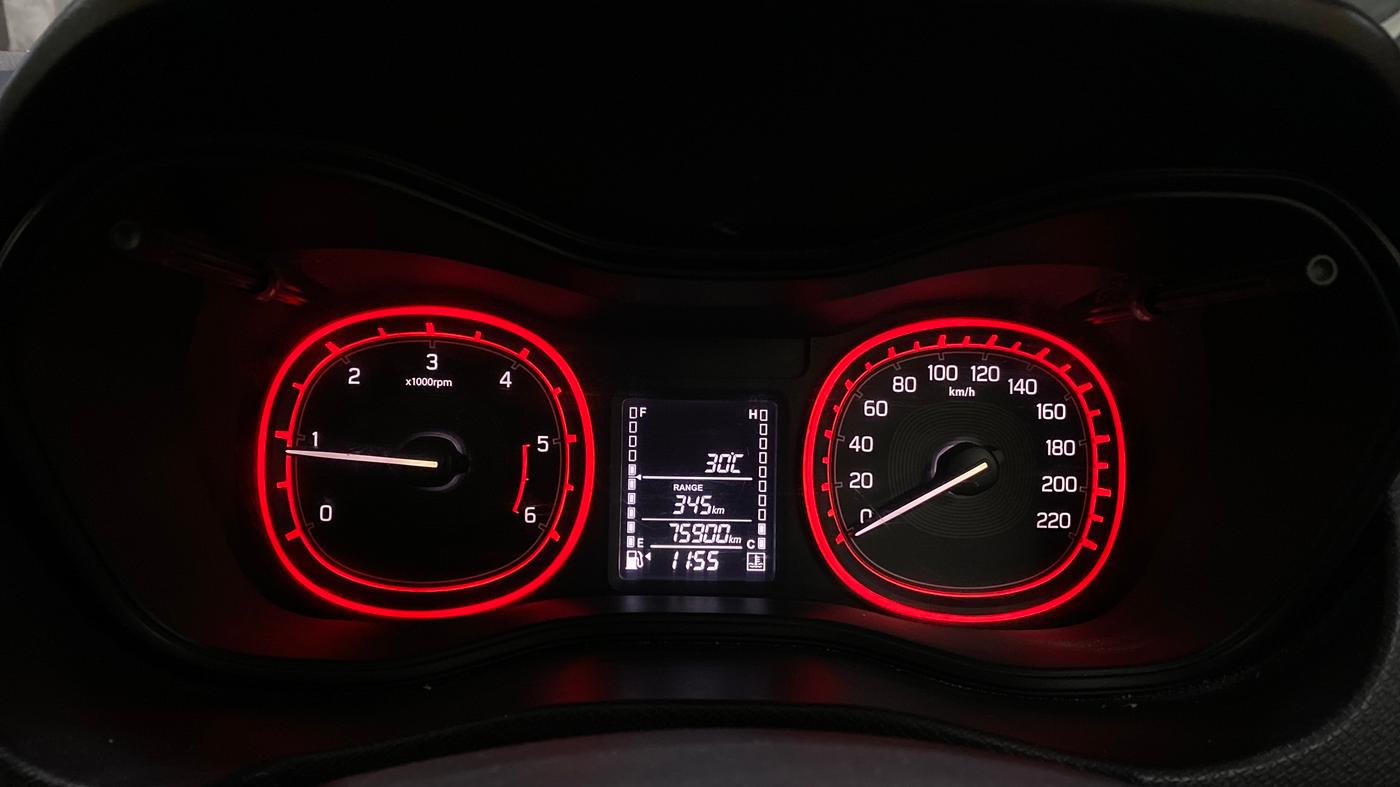 2018 Maruti Vitara Brezza ZDI, Diesel, Manual, 75,894 km, Odometer Image