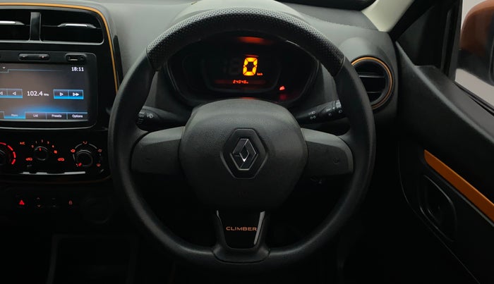 2018 Renault Kwid CLIMBER 1.0, Petrol, Manual, 24,046 km, Steering Wheel Close Up