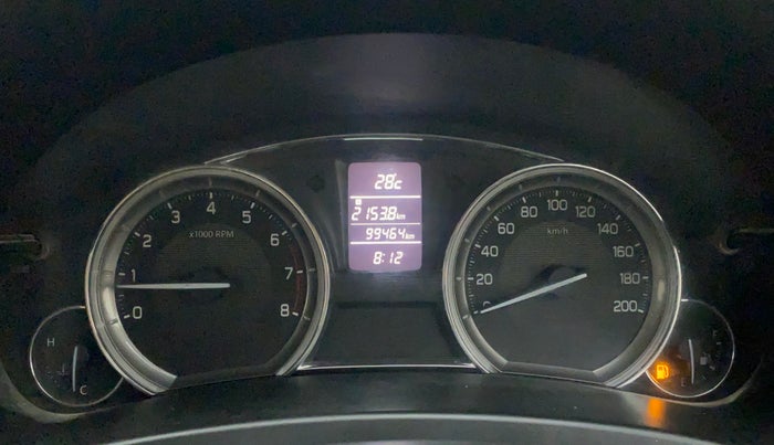 2016 Maruti Ciaz VXI, Petrol, Manual, 99,464 km, Odometer Image