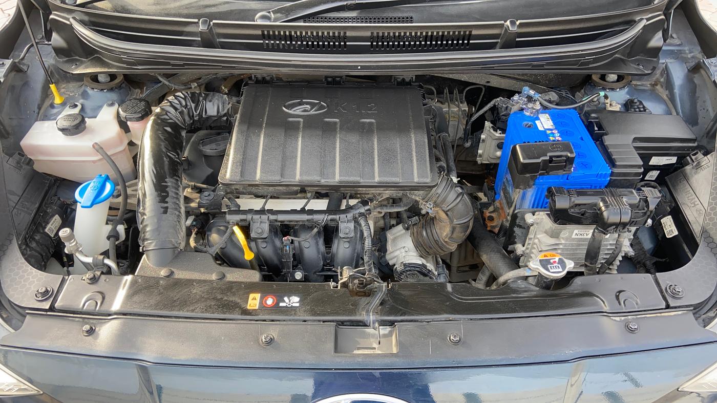 2021 Hyundai GRAND I10 NIOS SPORTZ AMT 1.2 KAPPA VTVT, Petrol, Automatic, 30,486 km, Engine View