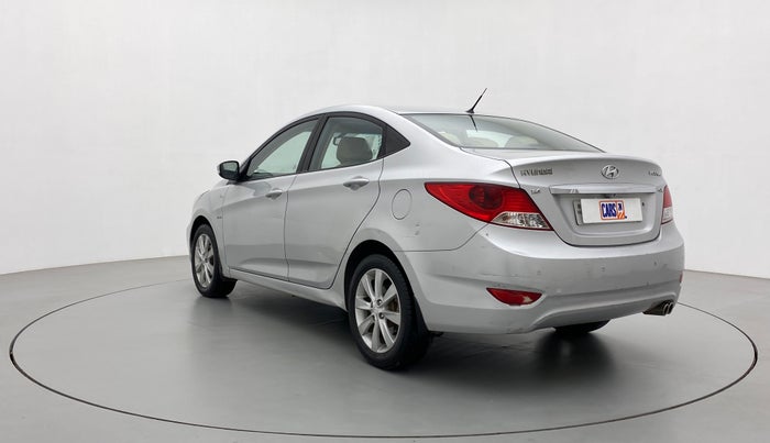 2013 Hyundai Verna FLUIDIC 1.6 VTVT SX, Petrol, Manual, 1,11,053 km, Left Back Diagonal