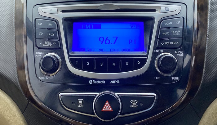 2013 Hyundai Verna FLUIDIC 1.6 VTVT SX, Petrol, Manual, 1,11,053 km, Infotainment System