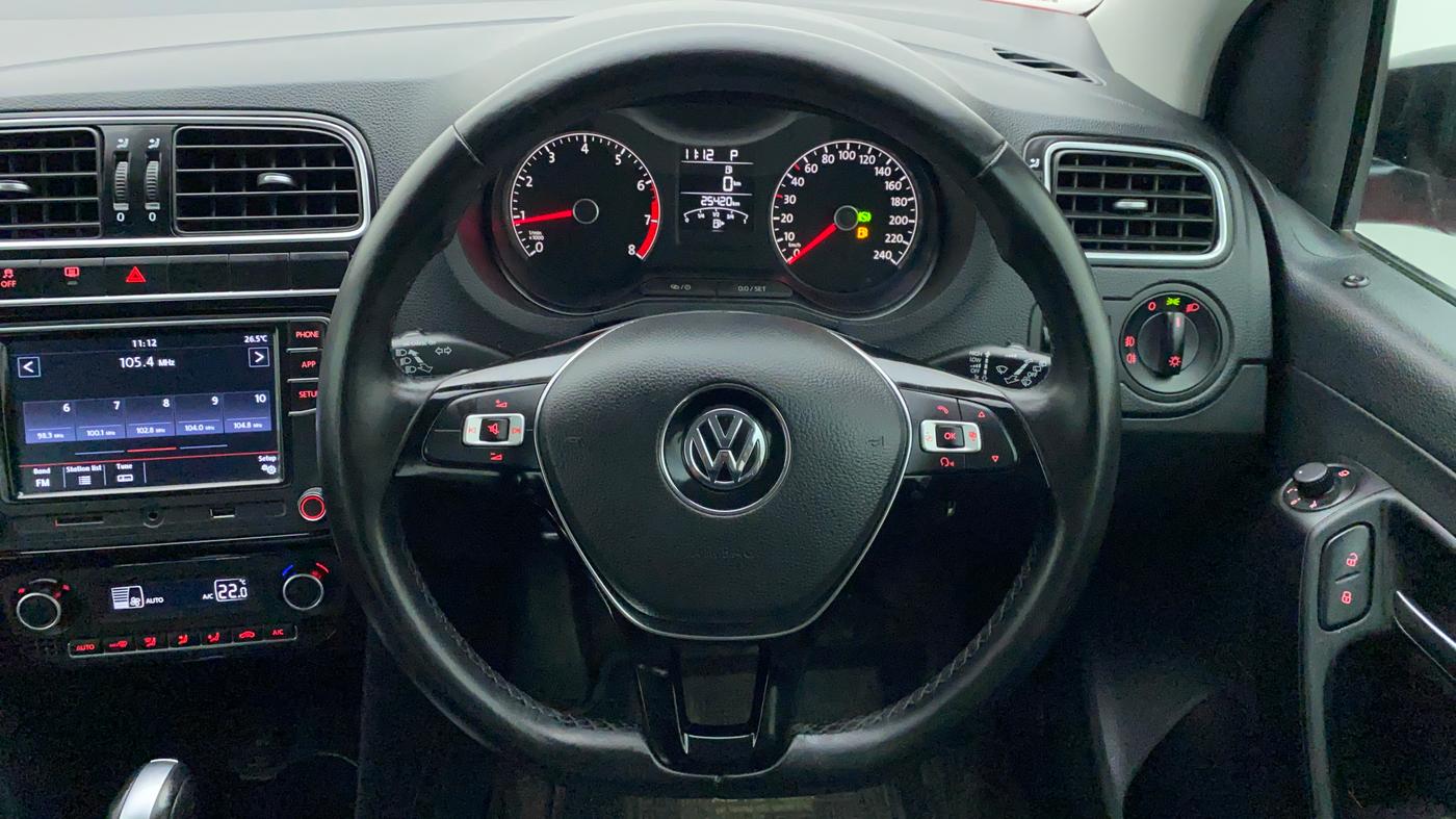 2020 Volkswagen Polo GT TSI AT 1.0, Petrol, Automatic, 25,590 km, Steering Wheel Close Up