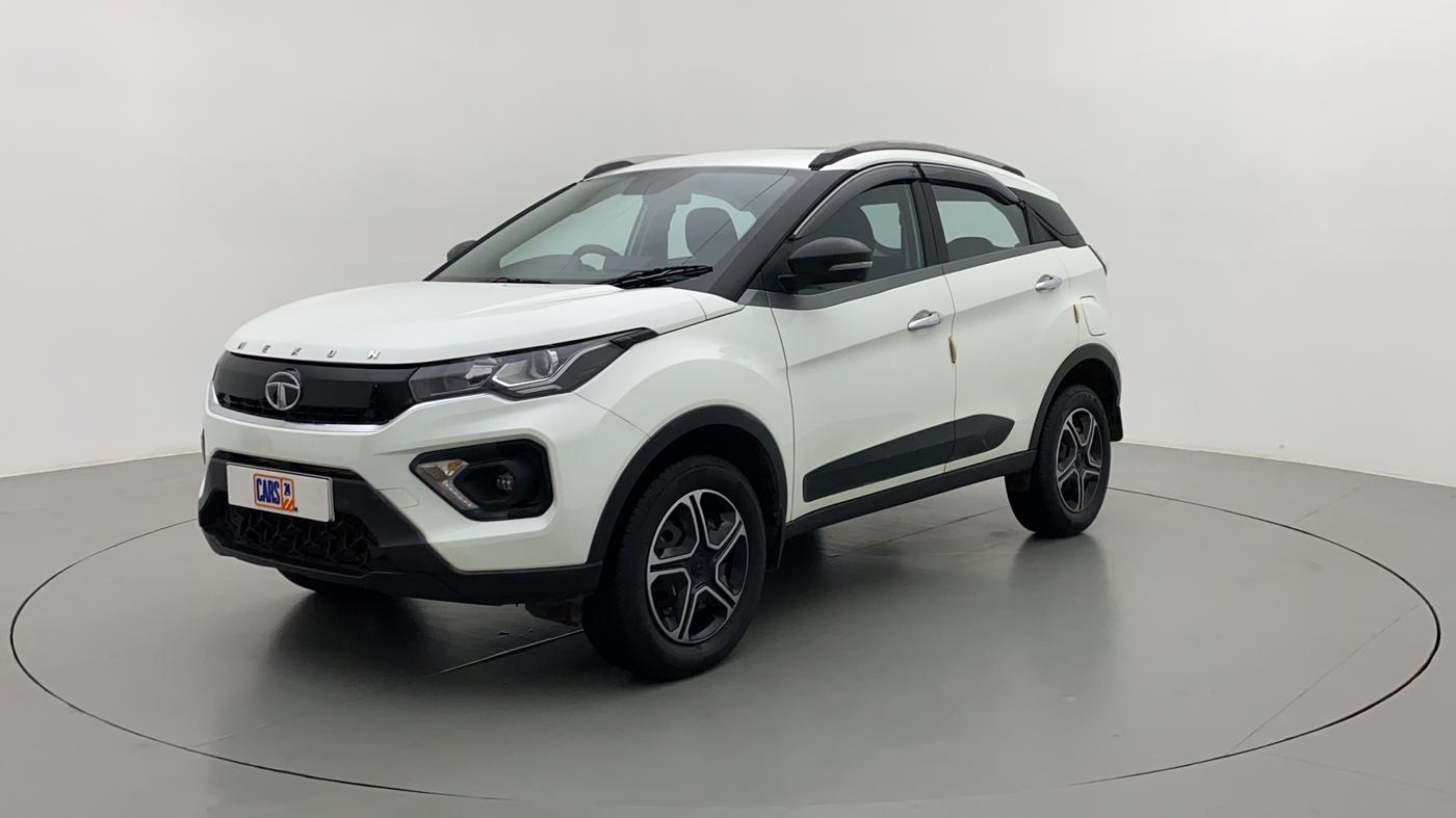 2021 Tata NEXON XMA SUNROOF PETROL, Petrol, Automatic, 12,190 km, Left Front Diagonal