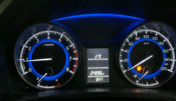 2018 Maruti Baleno DELTA PETROL 1.2, Petrol, Manual, 24,883 km, Odometer Image