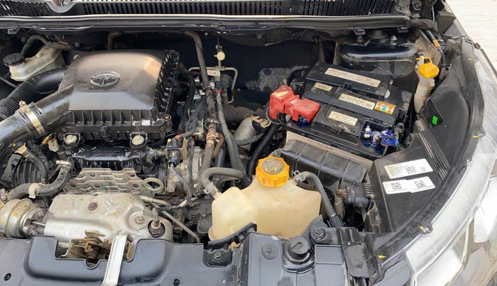 2023 Tata NEXON XZ PLUS (O) PETROL DARK EDITION, Petrol, Manual, 16,636 km, Engine View - Left