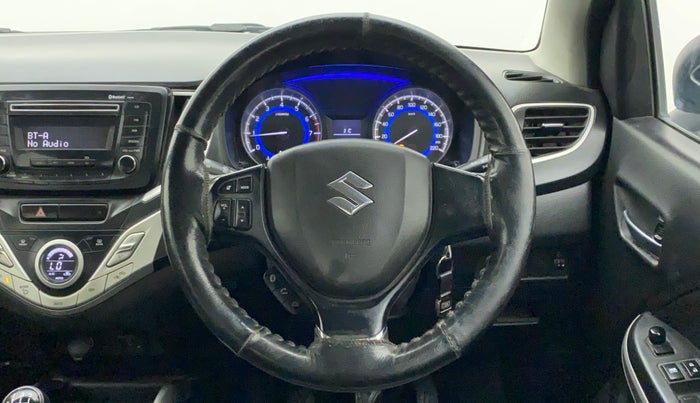 2016 Maruti Baleno DELTA PETROL 1.2, Petrol, Manual, 1,03,521 km, Steering Wheel Close Up