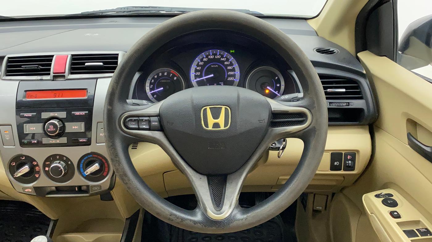 2012 Honda City 1.5L I-VTEC S MT, Petrol, Manual, 1,17,766 km, Steering Wheel Close Up