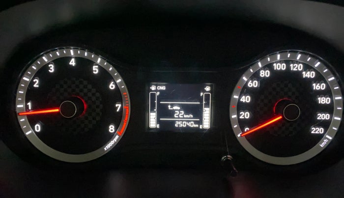 2022 Hyundai AURA SX 1.2 CNG, CNG, Manual, 25,033 km, Odometer Image