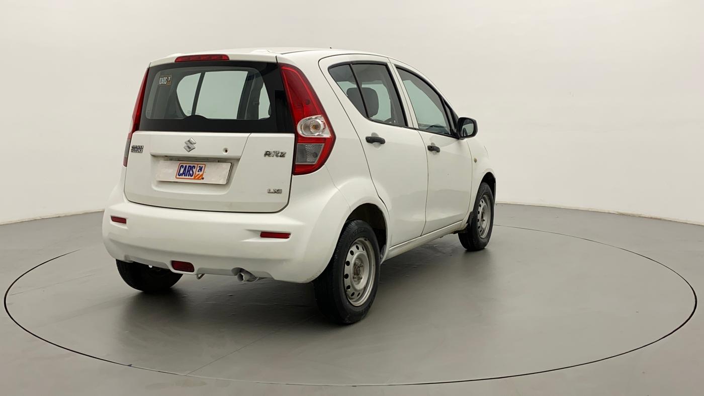 2010 Maruti Ritz LXI, Petrol, Manual, 50,387 km, Right Back Diagonal
