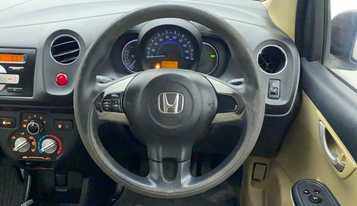 2014 Honda Brio VX MT, Petrol, Manual, 55,425 km, Steering Wheel Close Up