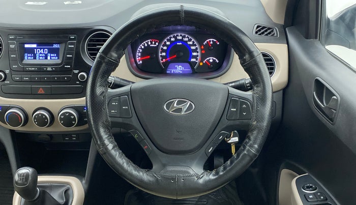 2018 Hyundai Grand i10 MAGNA 1.2 KAPPA VTVT, Petrol, Manual, 27,334 km, Steering Wheel Close Up