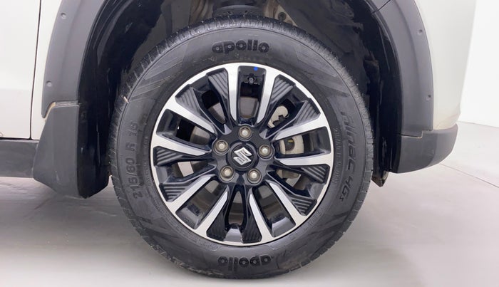 2022 Maruti BREZZA ZXI + SMART HYBRID, Petrol, Manual, 16,525 km, Right Front Wheel