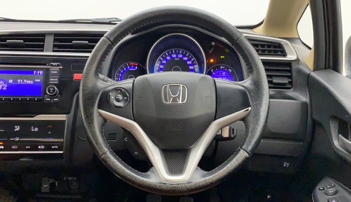 2015 Honda Jazz 1.2L I-VTEC V, Petrol, Manual, 1,08,785 km, Steering Wheel Close Up