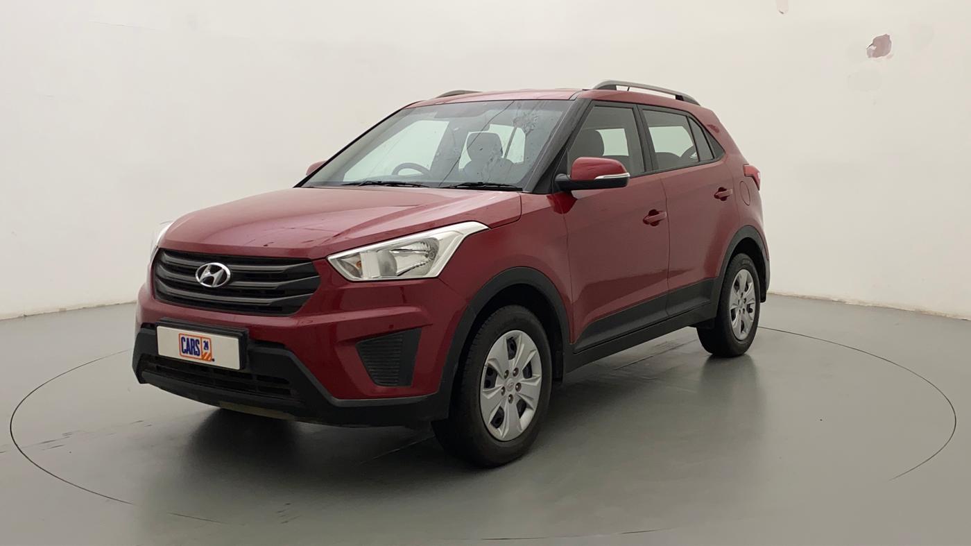 2017 Hyundai Creta E PLUS 1.6 PETROL, Petrol, Manual, 58,079 km, Left Front Diagonal