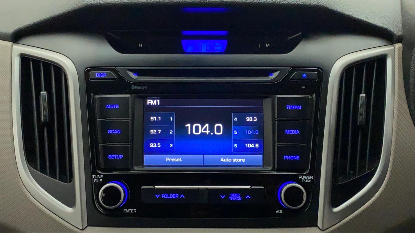 2017 Hyundai Creta E PLUS 1.6 PETROL, Petrol, Manual, 58,079 km, Infotainment System