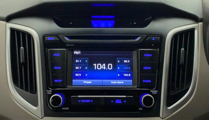 2017 Hyundai Creta E PLUS 1.6 PETROL, Petrol, Manual, 58,079 km, Infotainment System