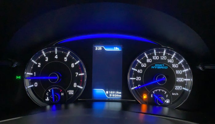 2020 Maruti Ciaz DELTA 1.5 SHVS MT PETROL, Petrol, Manual, 51,924 km, Odometer Image