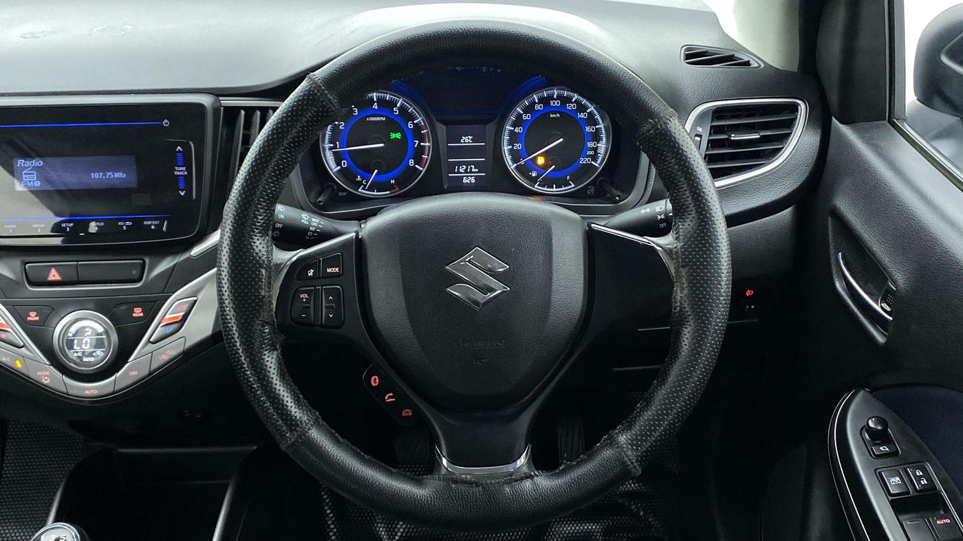 2019 Maruti Baleno DELTA 1.2 K12, Petrol, Manual, 11,334 km, Steering Wheel Close Up