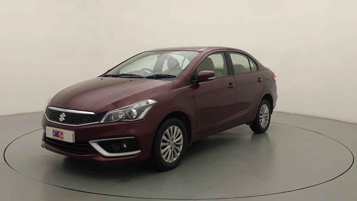 2019 Maruti Ciaz DELTA AT 1.5 SHVS PETROL, Petrol, Automatic, 54,408 km, Left Front Diagonal