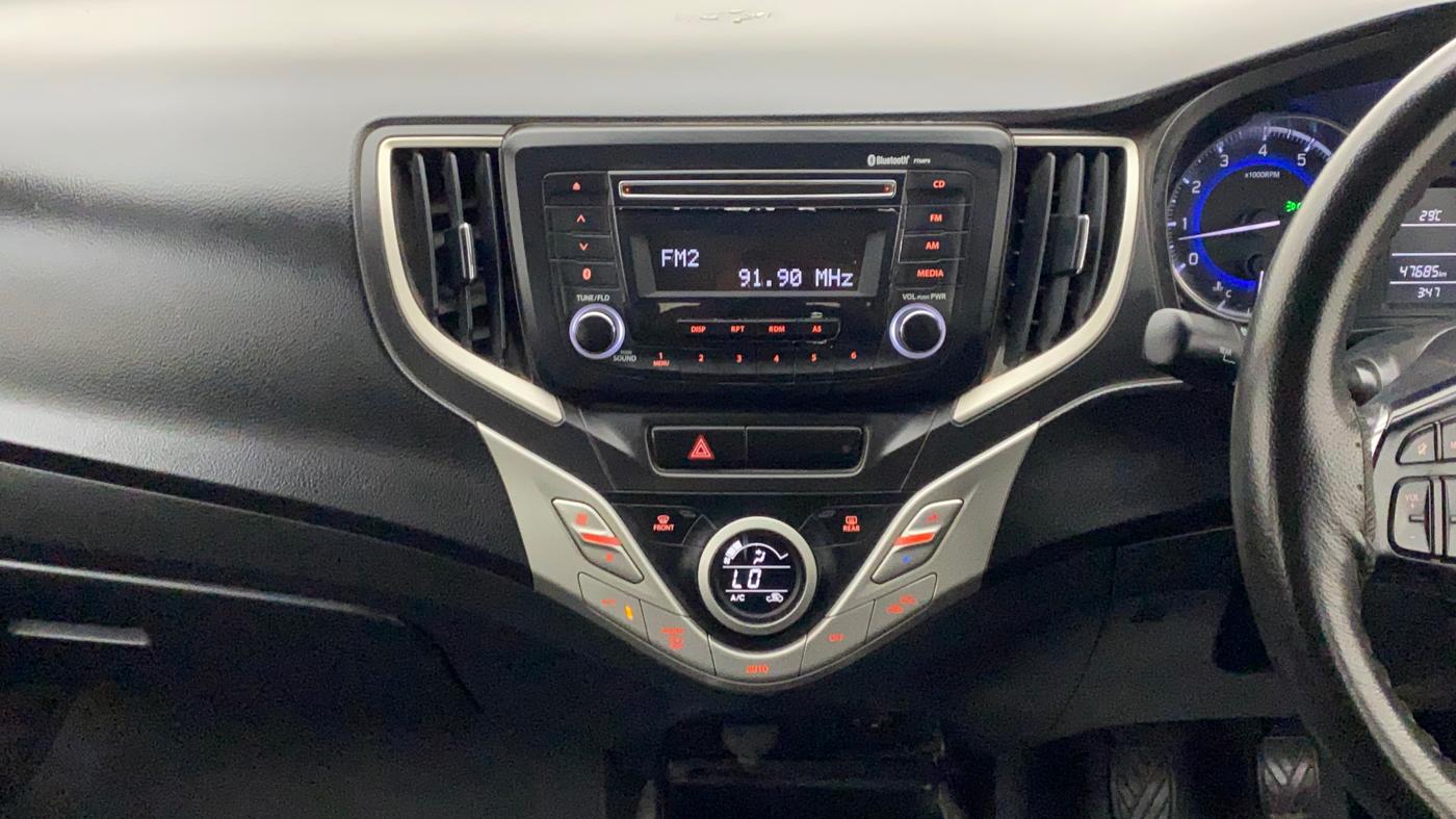 2017 Maruti Baleno DELTA PETROL 1.2, Petrol, Manual, 47,685 km, Air Conditioner