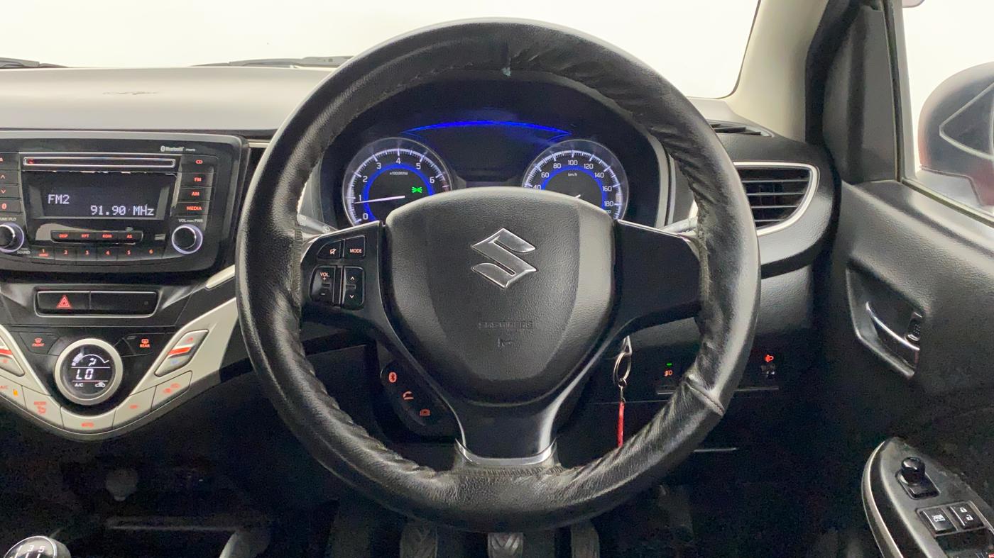 2017 Maruti Baleno DELTA PETROL 1.2, Petrol, Manual, 47,685 km, Steering Wheel Close Up