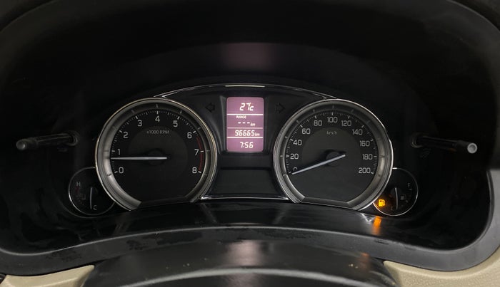 2015 Maruti Ciaz ZXI, Petrol, Manual, 96,632 km, Odometer Image