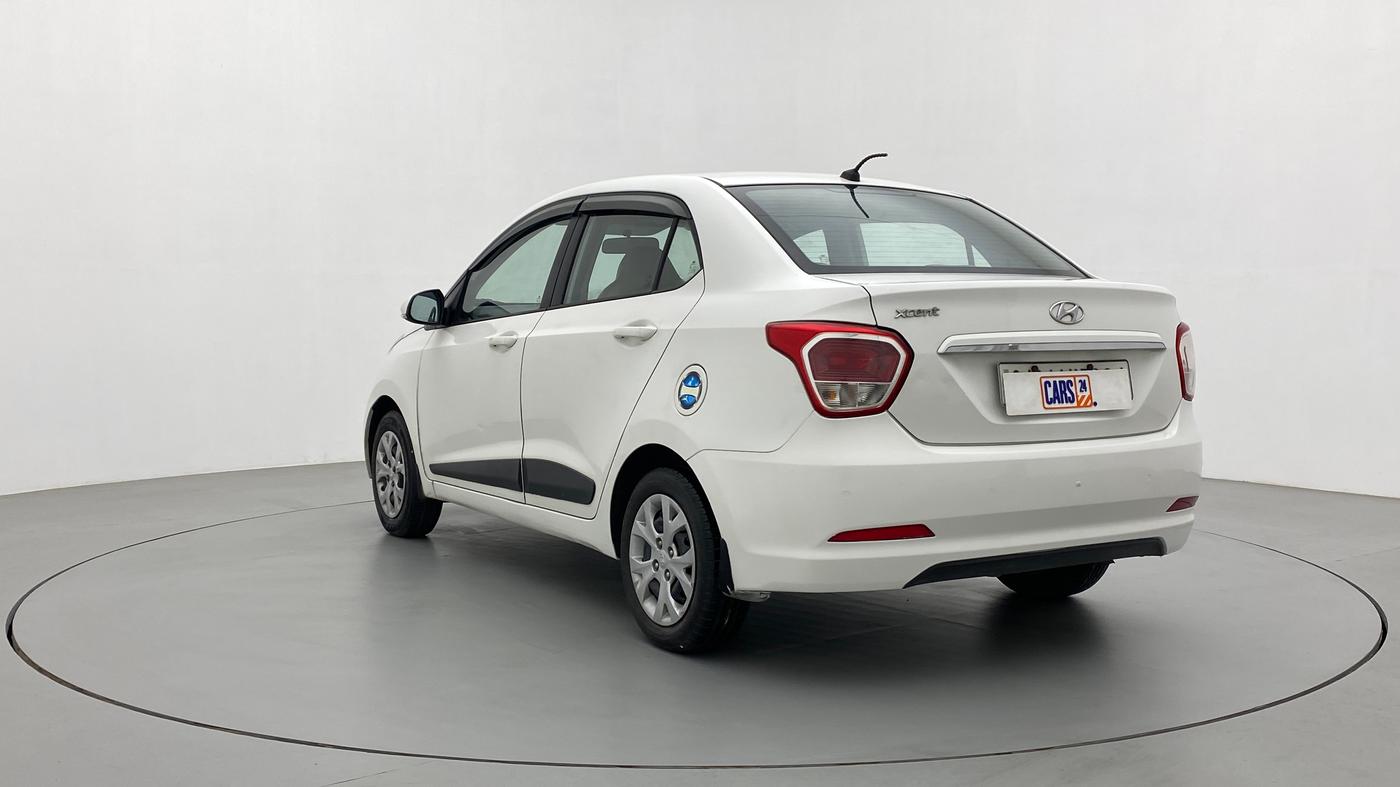 2014 Hyundai Xcent S 1.2, CNG, Manual, 65,963 km, Left Back Diagonal