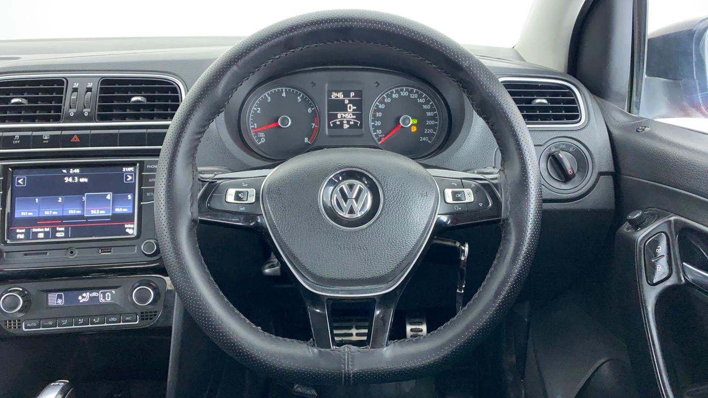 2015 Volkswagen Polo GT TSI 1.2 PETROL AT, Petrol, Automatic, 87,516 km, Steering Wheel Close Up
