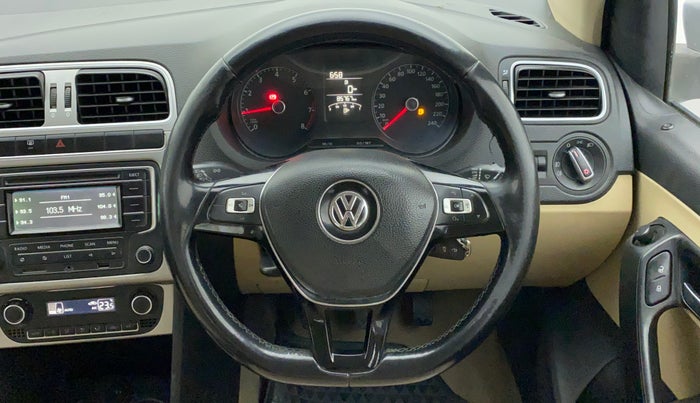 2015 Volkswagen Polo HIGHLINE1.2L, Petrol, Manual, 85,767 km, Steering Wheel Close Up