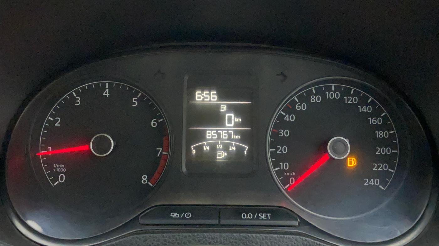 2015 Volkswagen Polo HIGHLINE1.2L, Petrol, Manual, 85,767 km, Odometer Image