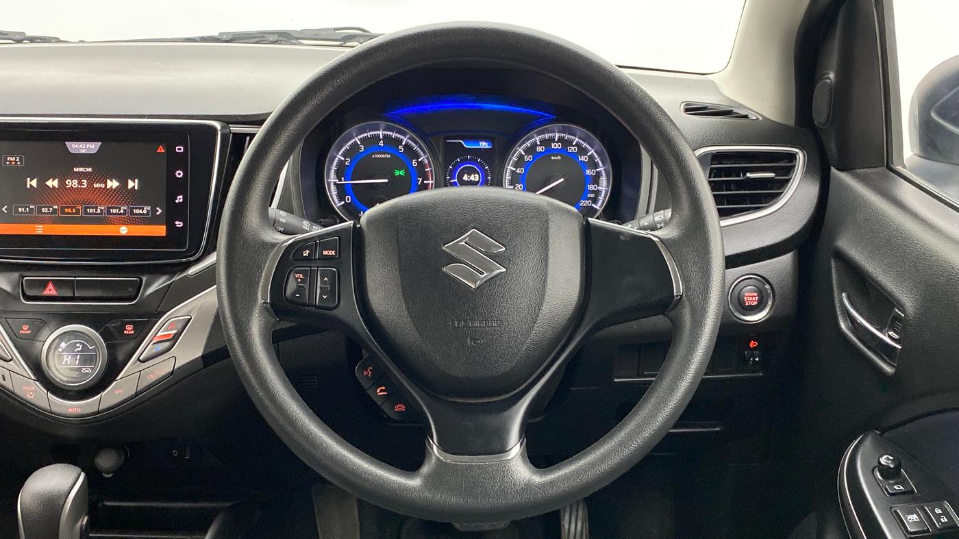 2021 Maruti Baleno ZETA CVT PETROL 1.2, Petrol, Automatic, 16,537 km, Steering Wheel Close Up