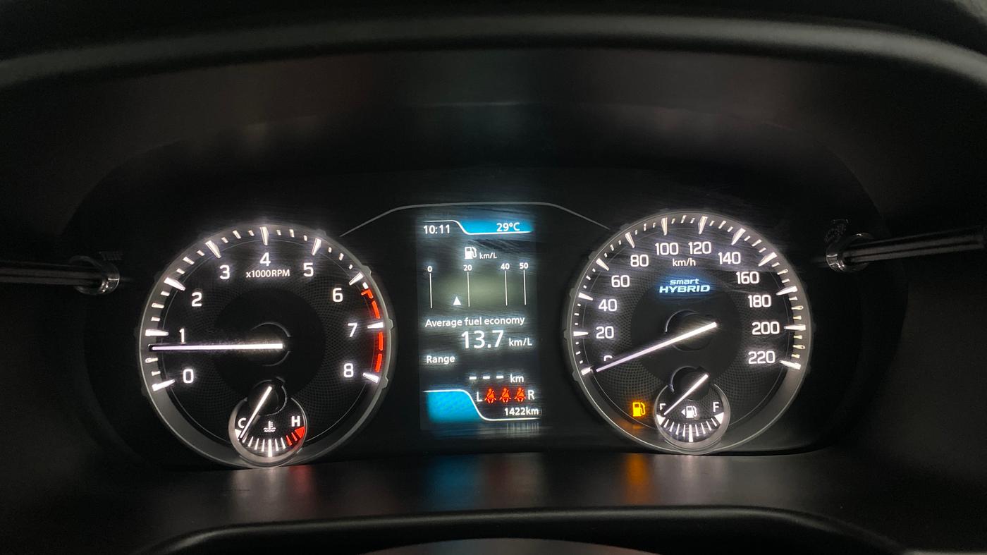 2025 Maruti BREZZA ZXI + SMART HYBRID, Petrol, Manual, 1,421 km, Odometer Image