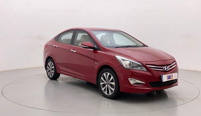 2015 Hyundai Verna FLUIDIC 4S1.6 VTVT S O AT, Petrol, Automatic, 81,562 km, Right Front Diagonal