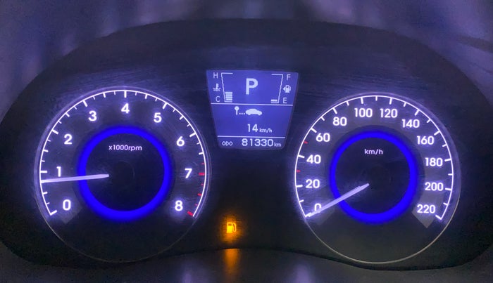 2015 Hyundai Verna FLUIDIC 4S1.6 VTVT S O AT, Petrol, Automatic, 81,562 km, Odometer Image