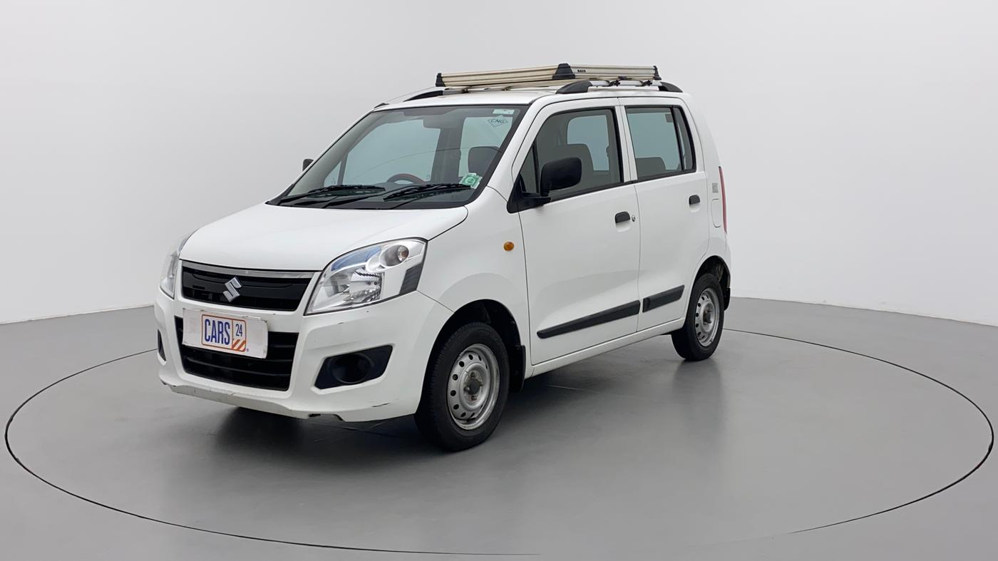 2015 Maruti Wagon R 1.0 LXI CNG, CNG, Manual, 36,501 km, Left Front Diagonal