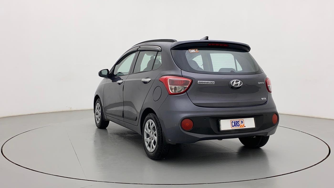 2019 Hyundai Grand i10 SPORTZ 1.2 KAPPA VTVT, CNG, Manual, 44,726 km, Left Back Diagonal