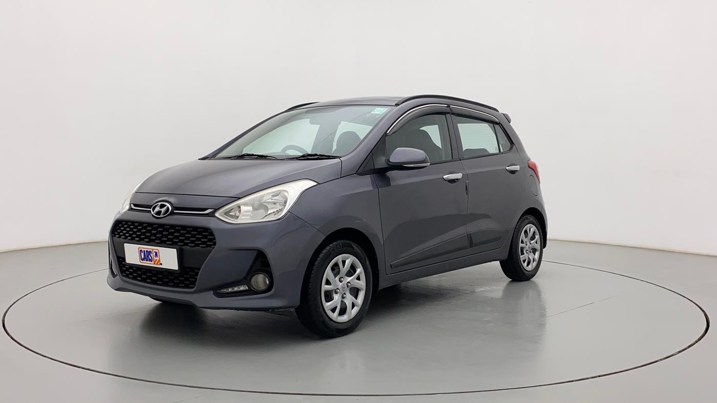 2019 Hyundai Grand i10 SPORTZ 1.2 KAPPA VTVT, CNG, Manual, 44,726 km, Left Front Diagonal