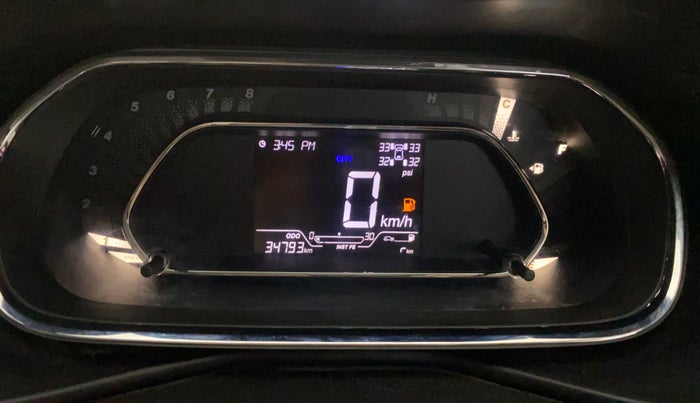 2022 Tata NEXON XZ PLUS (PREMIUM) PETROL, Petrol, Manual, 34,845 km, Odometer Image