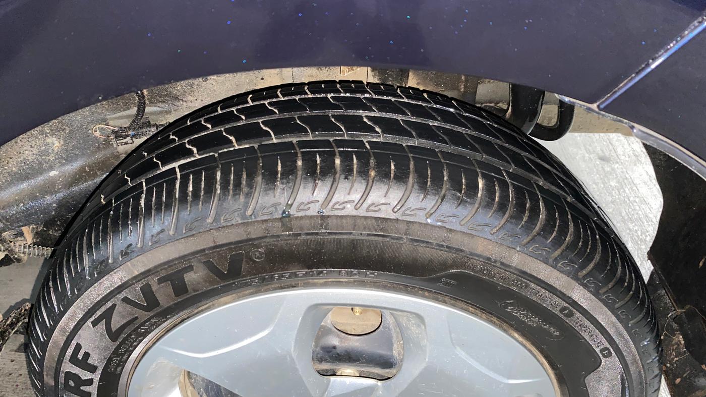 2024 Tata TIGOR XM PETROL, Petrol, Manual, 19,785 km, Left Rear Tyre Tread