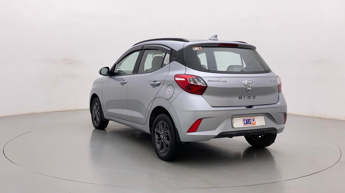 2020 Hyundai GRAND I10 NIOS SPORTZ AMT 1.2 KAPPA VTVT, Petrol, Automatic, 22,493 km, Left Back Diagonal