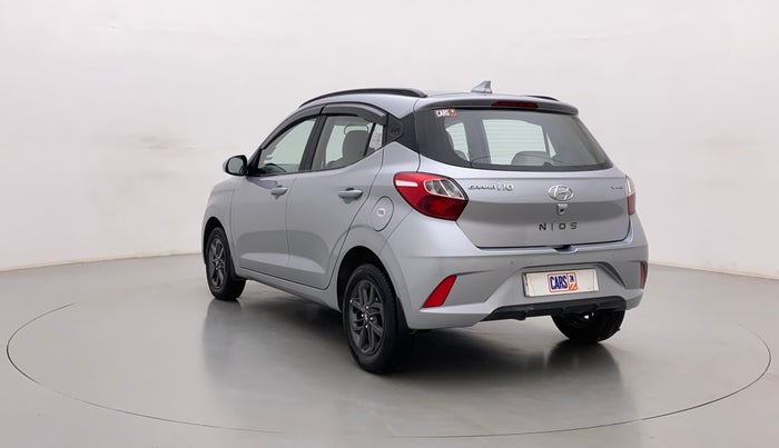 2020 Hyundai GRAND I10 NIOS SPORTZ AMT 1.2 KAPPA VTVT, Petrol, Automatic, 22,493 km, Left Back Diagonal