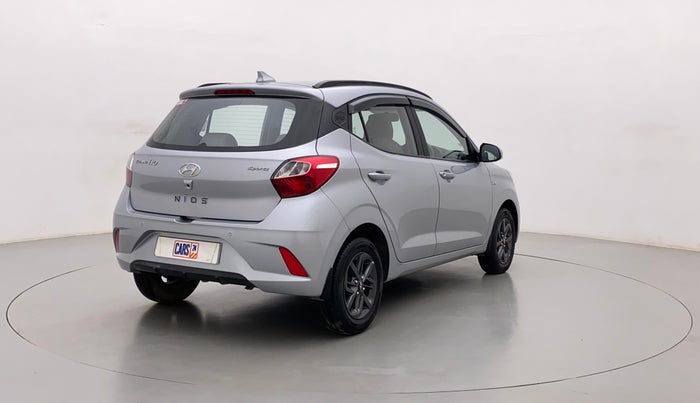 2020 Hyundai GRAND I10 NIOS SPORTZ AMT 1.2 KAPPA VTVT, Petrol, Automatic, 22,493 km, Right Back Diagonal