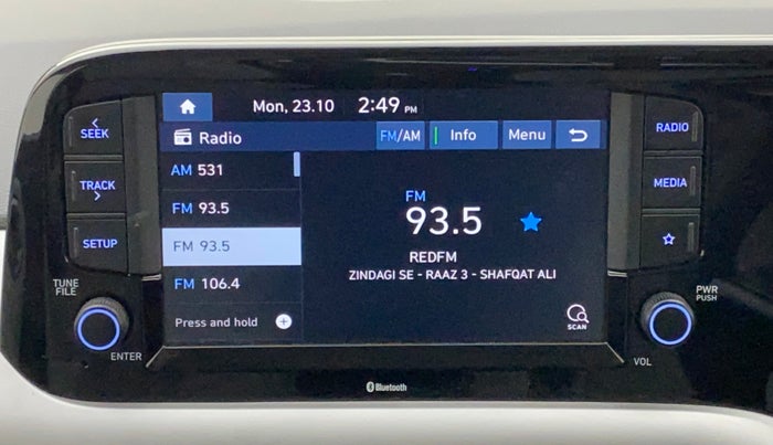 2020 Hyundai GRAND I10 NIOS SPORTZ AMT 1.2 KAPPA VTVT, Petrol, Automatic, 22,493 km, Infotainment System