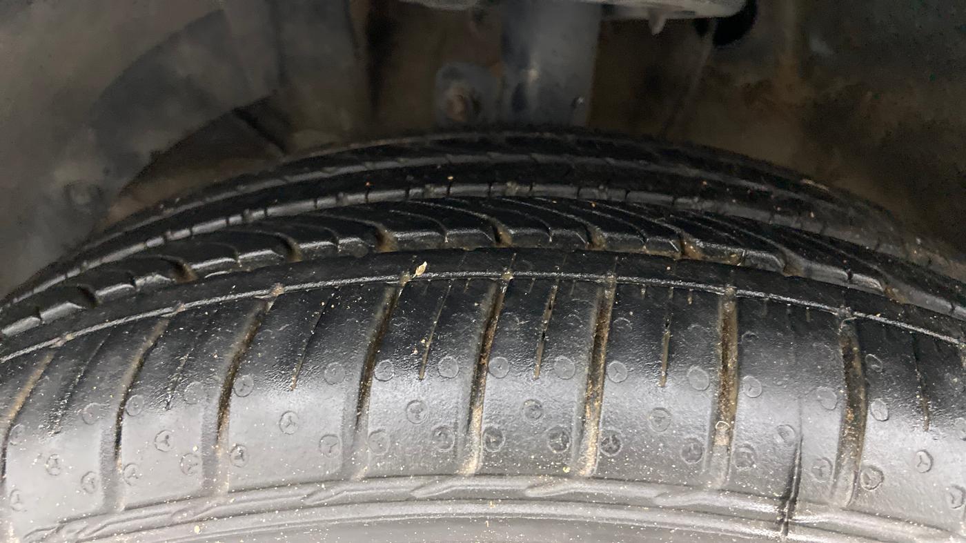 2018 Maruti Baleno ALPHA CVT PETROL 1.2, Petrol, Automatic, 73,224 km, Left Front Tyre Tread