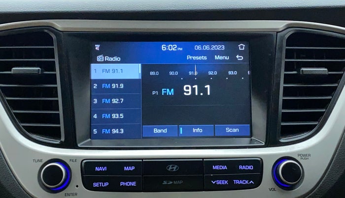 2019 Hyundai Verna 1.6 CRDI SX, Diesel, Manual, 86,659 km, Infotainment System