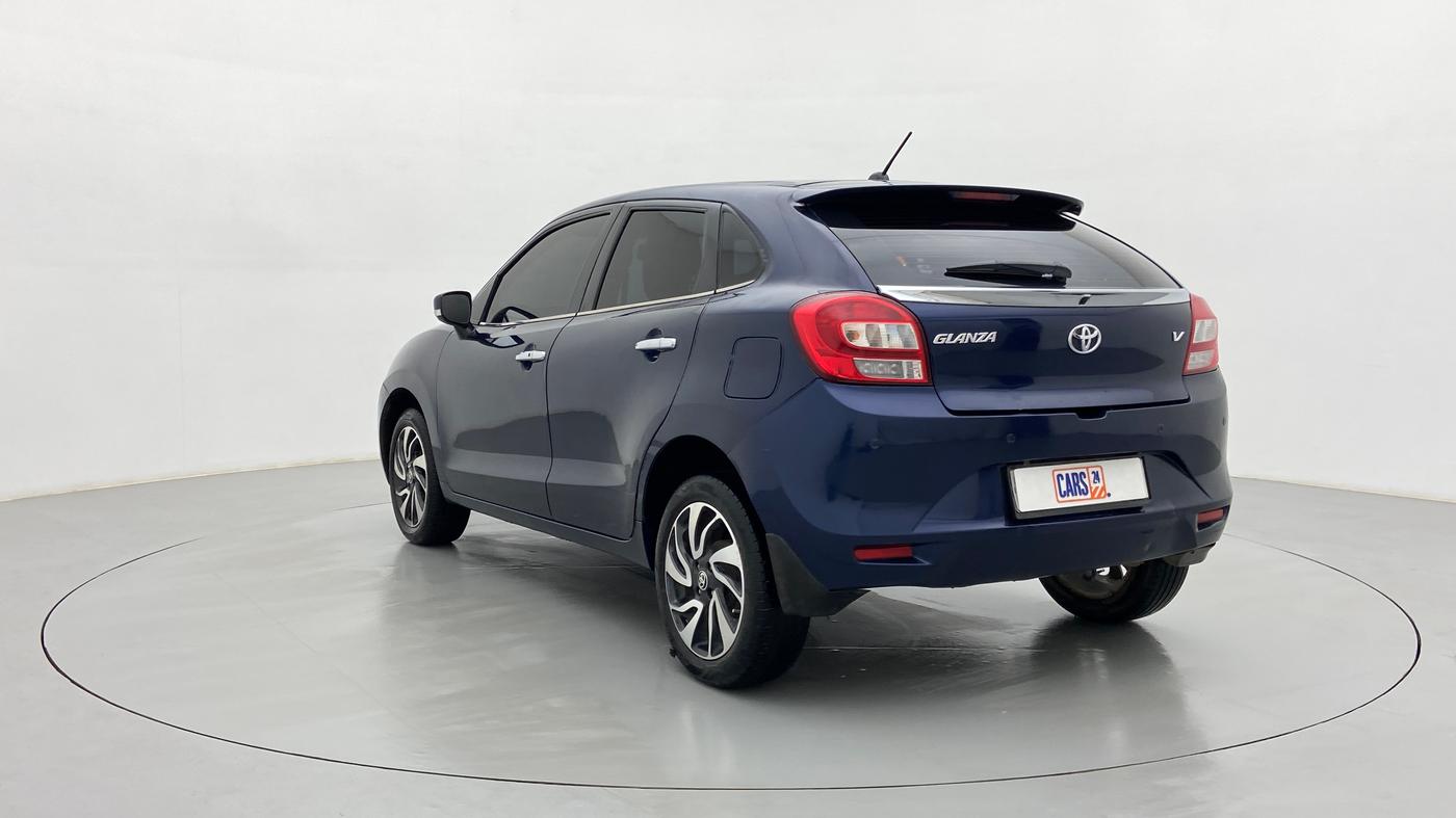 2019 Toyota Glanza V, Petrol, Manual, 90,148 km, Left Back Diagonal